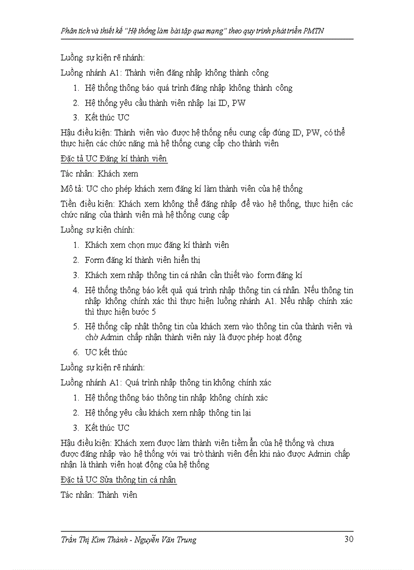 image for page Phân tích và thiết kế Hệ thống làm bài tập qua mạng theo quy trình phát triển PMTN