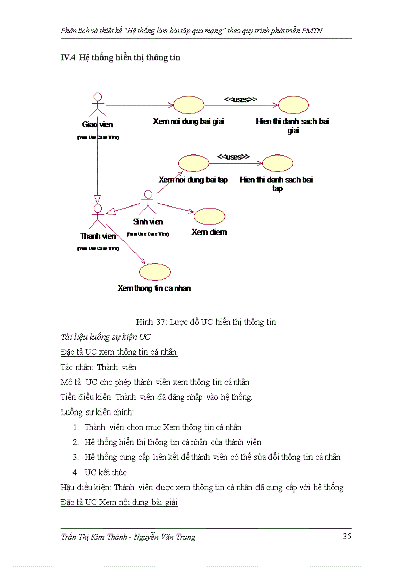 image for page Phân tích và thiết kế Hệ thống làm bài tập qua mạng theo quy trình phát triển PMTN