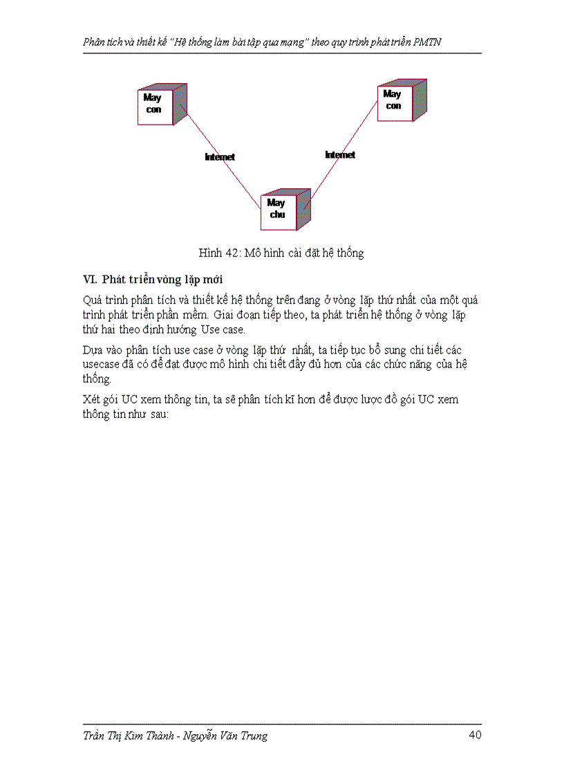 image for page Phân tích và thiết kế Hệ thống làm bài tập qua mạng theo quy trình phát triển PMTN