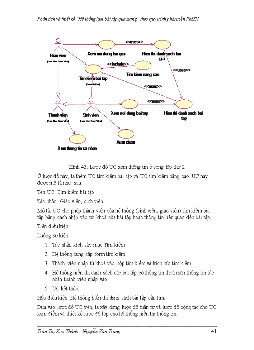 image for page Phân tích và thiết kế Hệ thống làm bài tập qua mạng theo quy trình phát triển PMTN