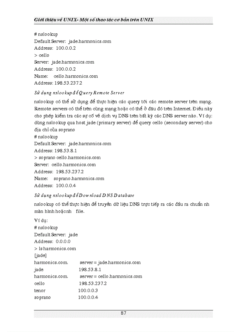 image for page Giới thiệu về UNIX Một số thao tác cơ bản trên UNIX