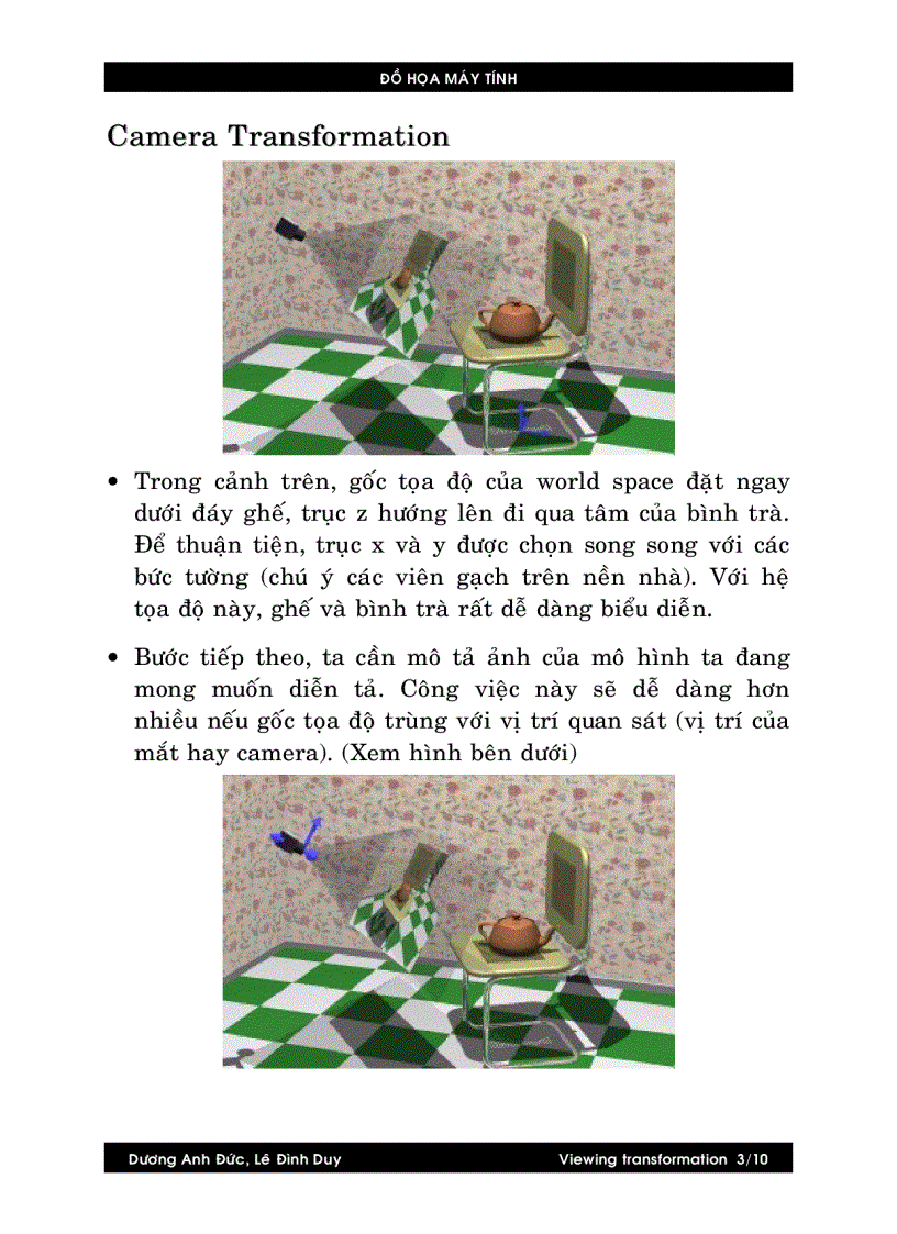 image for page Viewing transformations