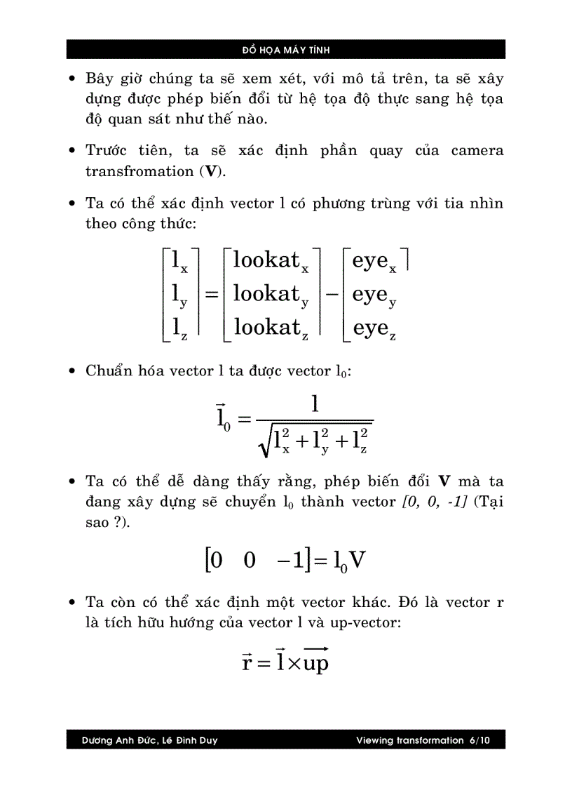 image for page Viewing transformations