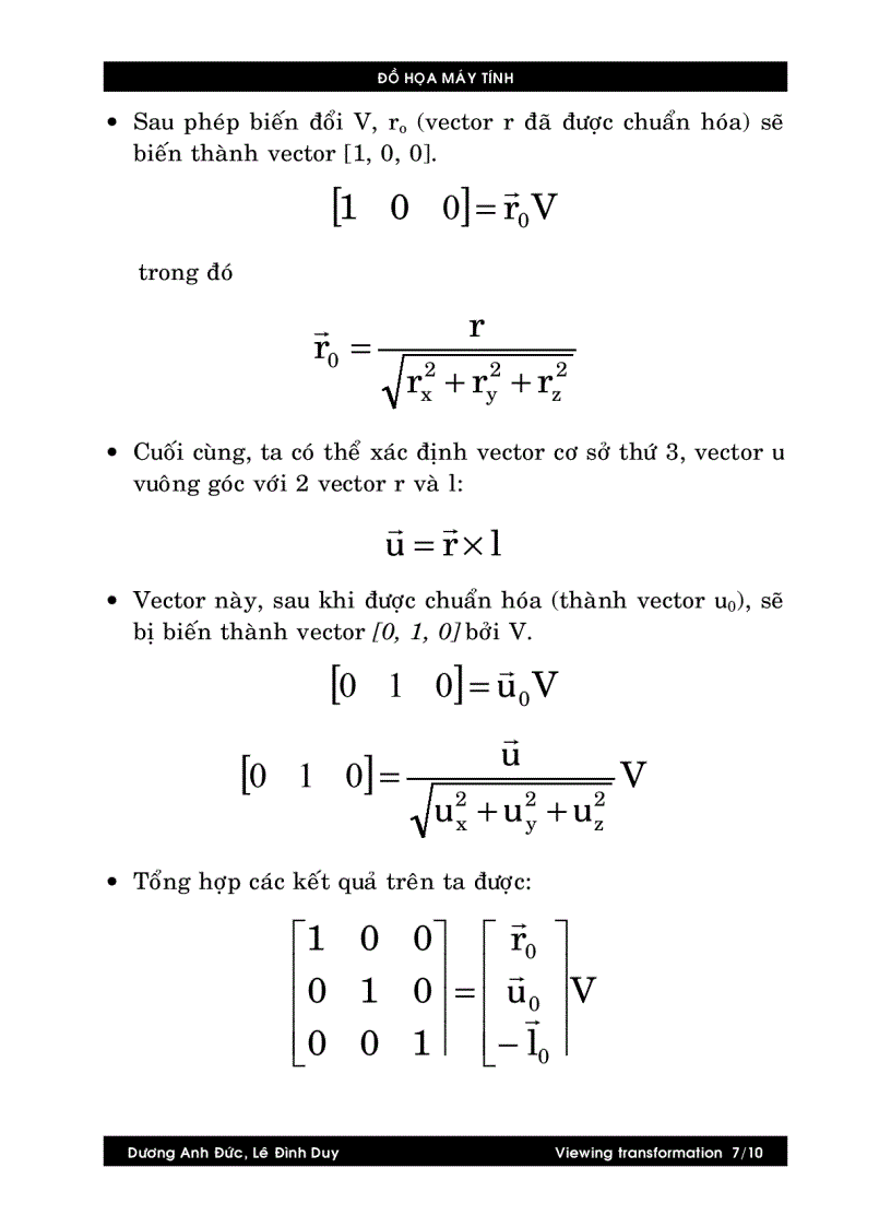 image for page Viewing transformations