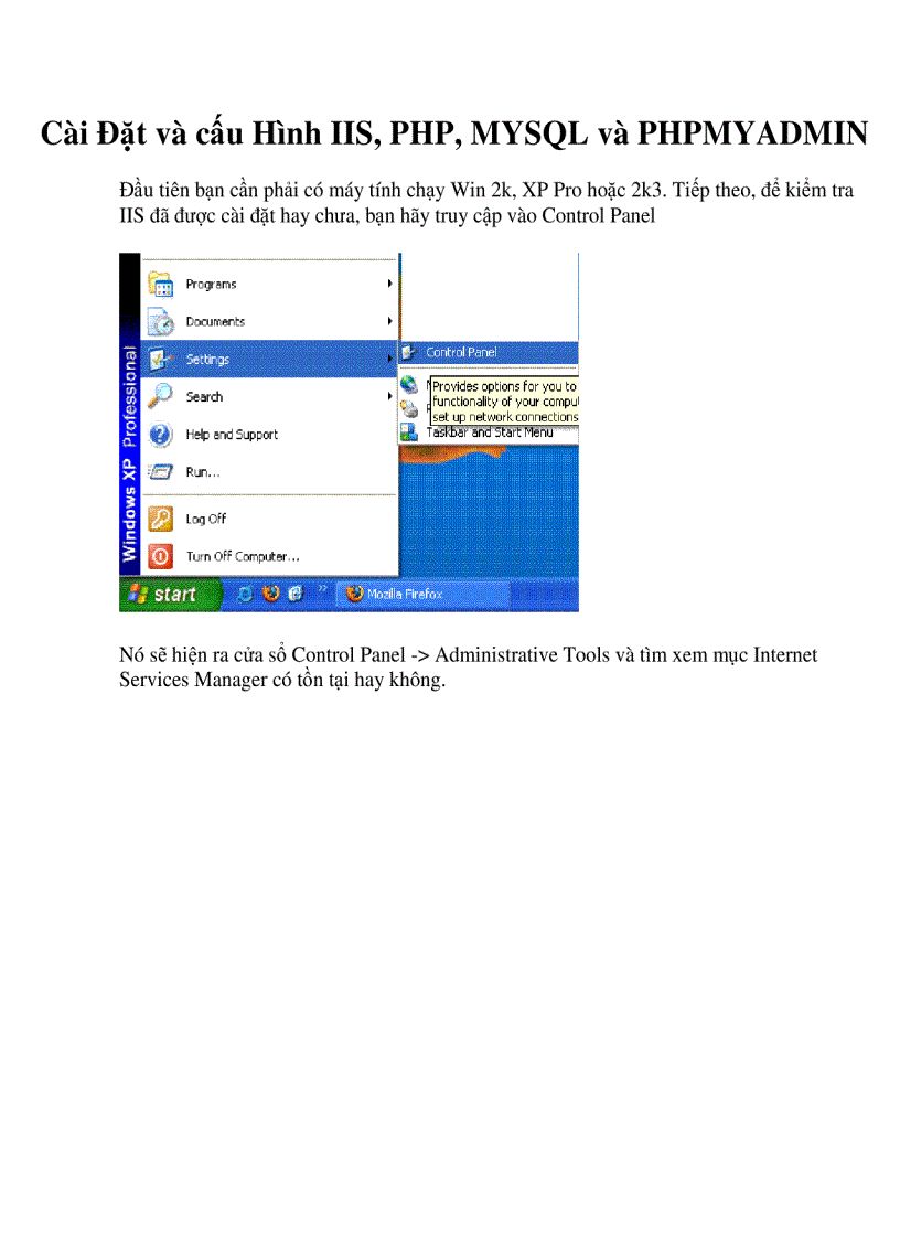image for page Cài đặt và cấu hình IIS PHP MYSQL và PHPMYADMIN