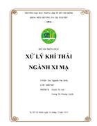 Đồ án xử lý khí thải