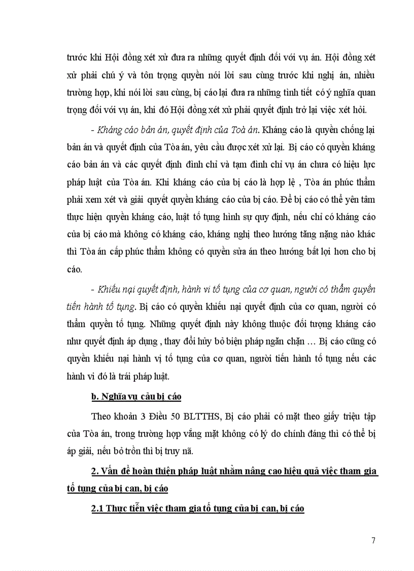 image for page Đề bài 1 Địa vị pháp lý của bị can bị cáo trong tố tụng hình sự và việc hoàn thiện pháp luật nhằm đảm bảo quyền lợi của bị can bị cáo