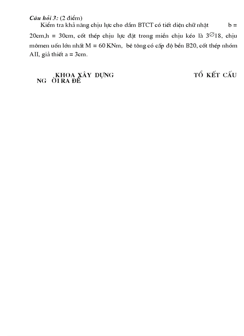 image for page Đề cương kết cấu bê tông cốt thép