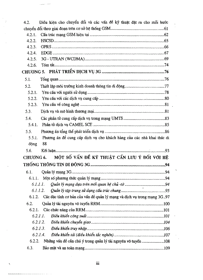 image for page Lộ trình và kế hoạch triển khai hệ thống 3G trên cơ sở mạng GSM hiện có