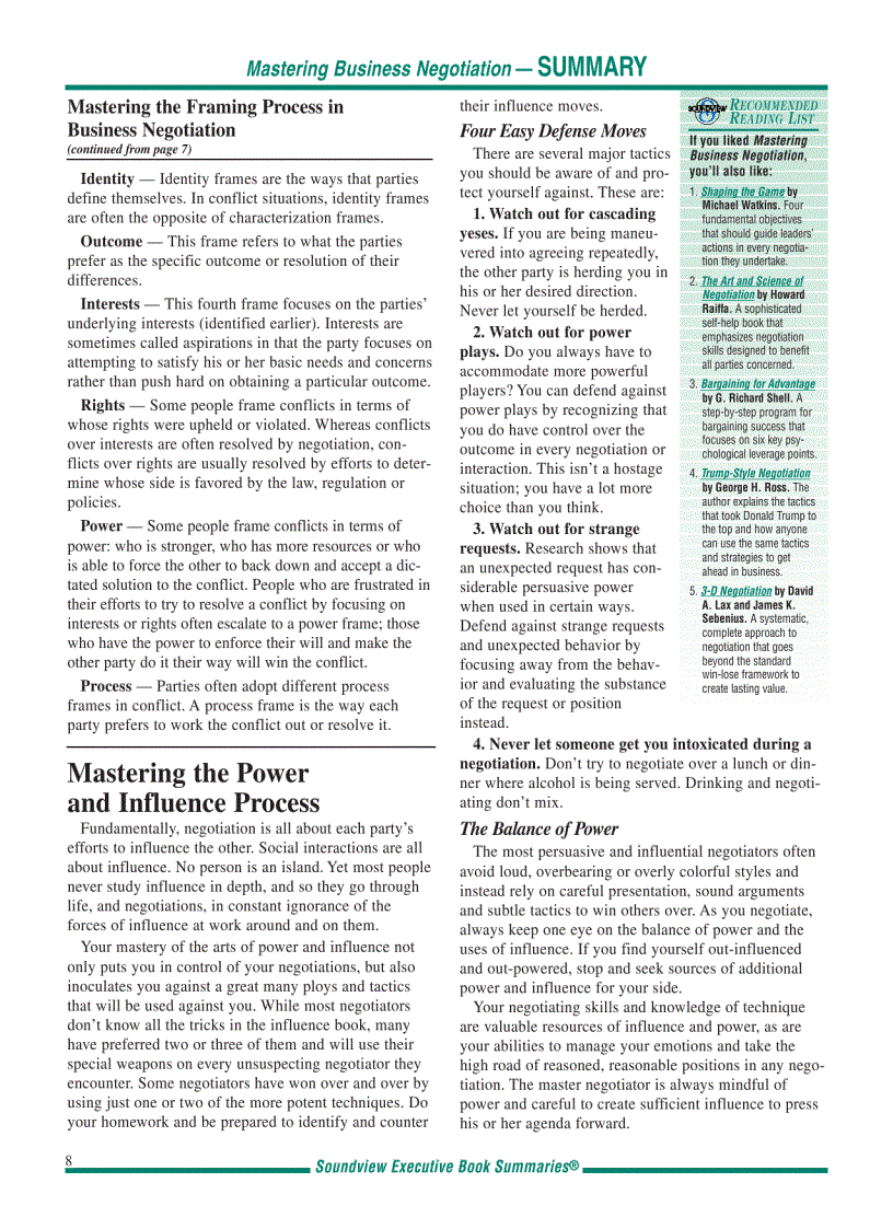 image for page Mastering the Negotiation Arts in Business