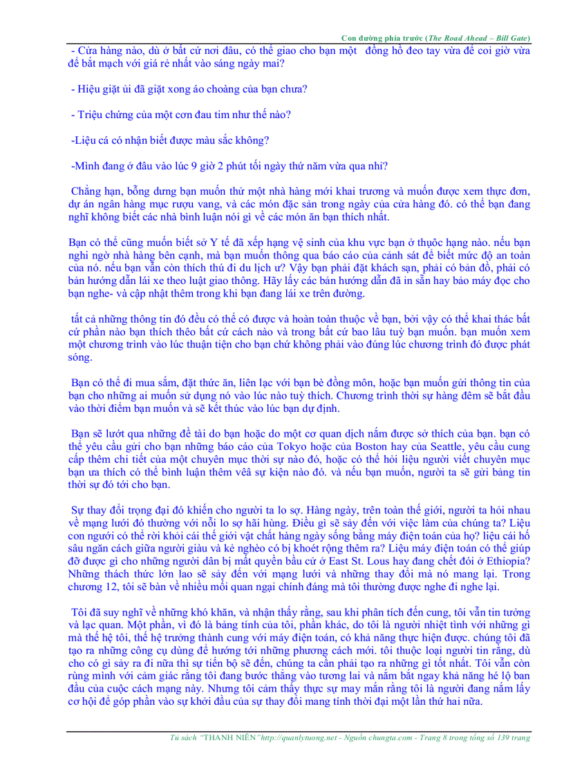 image for page The Road Ahead Con Đường Phía Trước Bill Gates