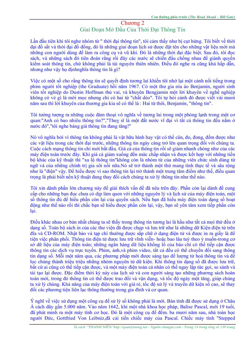 image for page The Road Ahead Con Đường Phía Trước Bill Gates