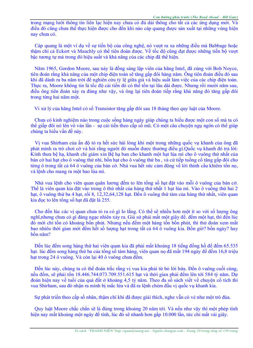 image for page The Road Ahead Con Đường Phía Trước Bill Gates
