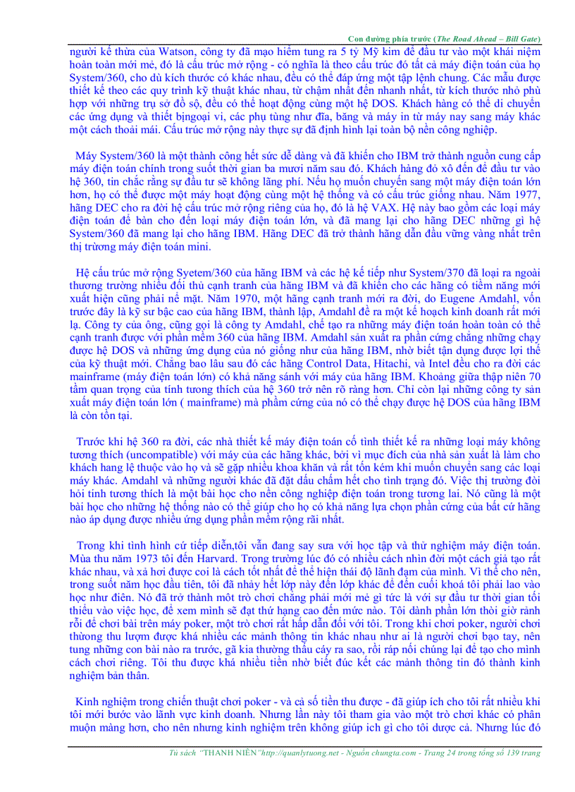 image for page The Road Ahead Con Đường Phía Trước Bill Gates