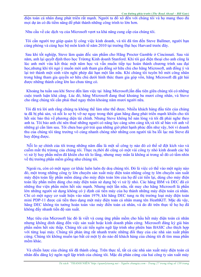 image for page The Road Ahead Con Đường Phía Trước Bill Gates