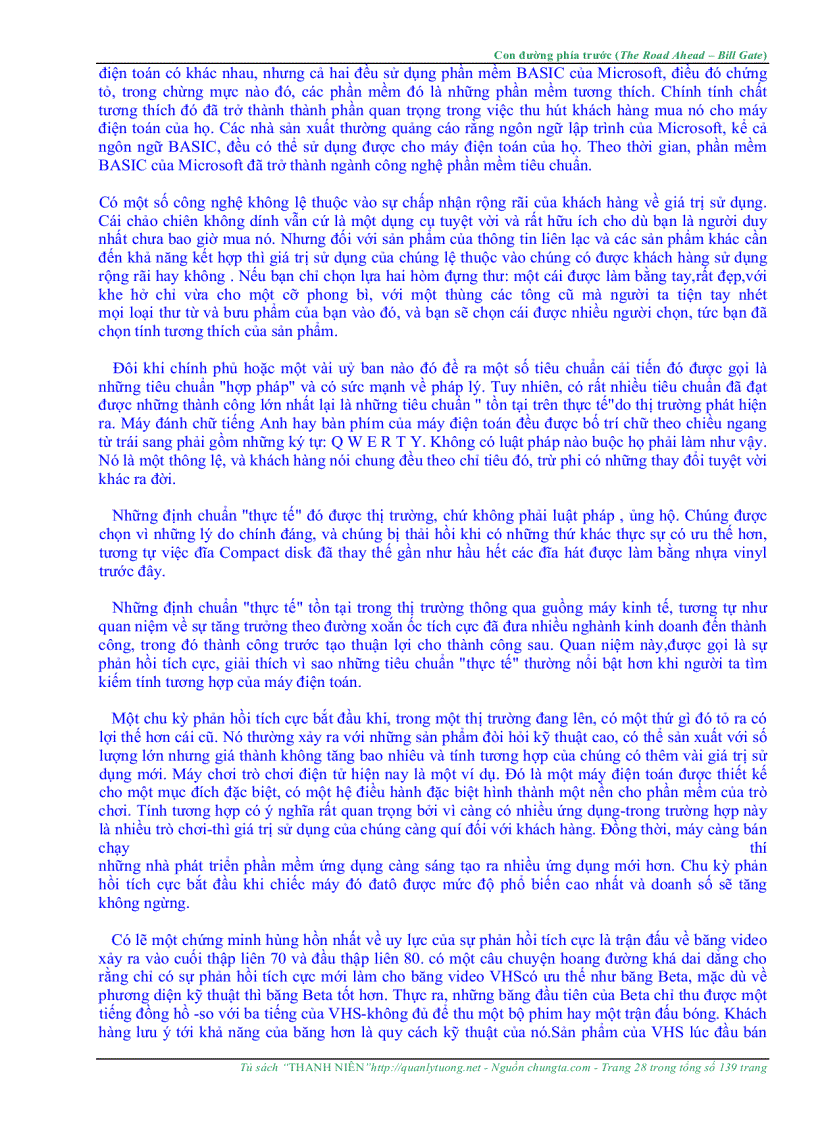 image for page The Road Ahead Con Đường Phía Trước Bill Gates