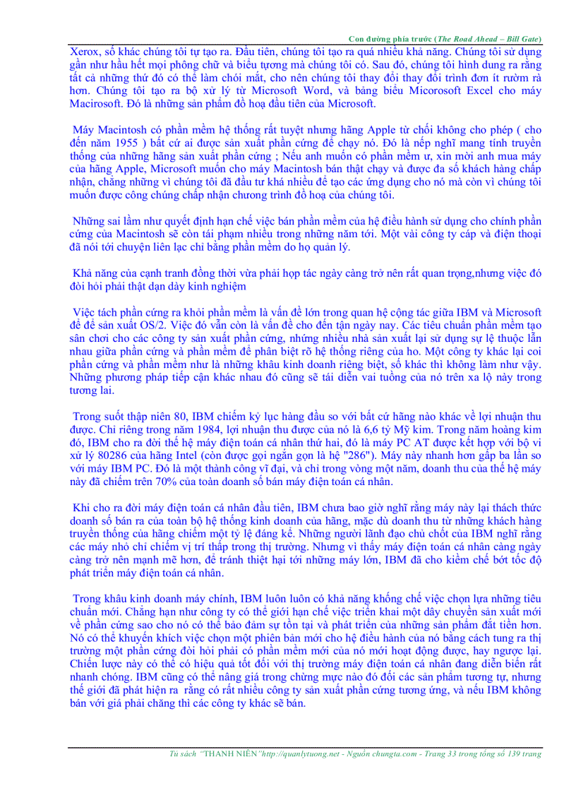 image for page The Road Ahead Con Đường Phía Trước Bill Gates