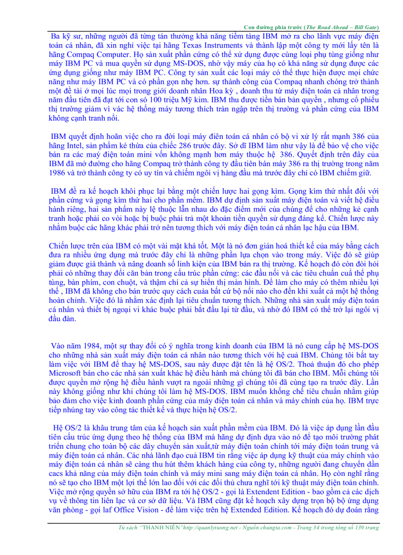 image for page The Road Ahead Con Đường Phía Trước Bill Gates