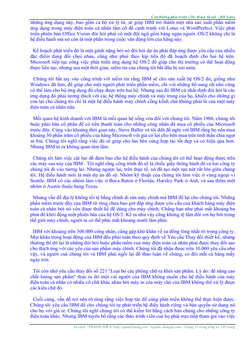 image for page The Road Ahead Con Đường Phía Trước Bill Gates