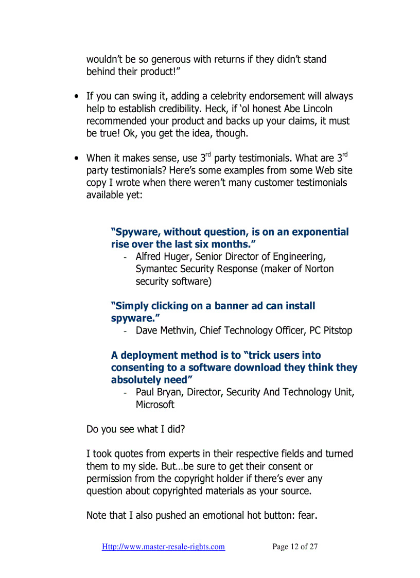 image for page 10 Ways to Write More Effective Ads