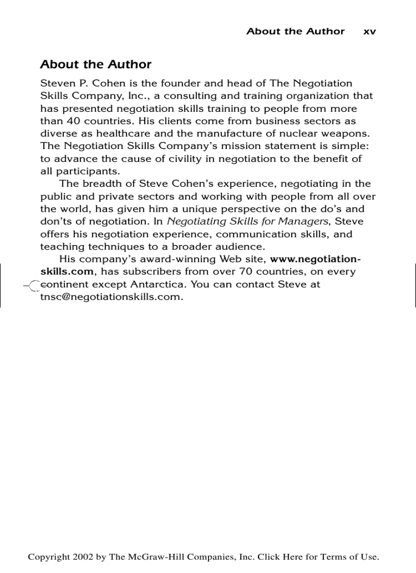 image for page Negotiation Skills in Business