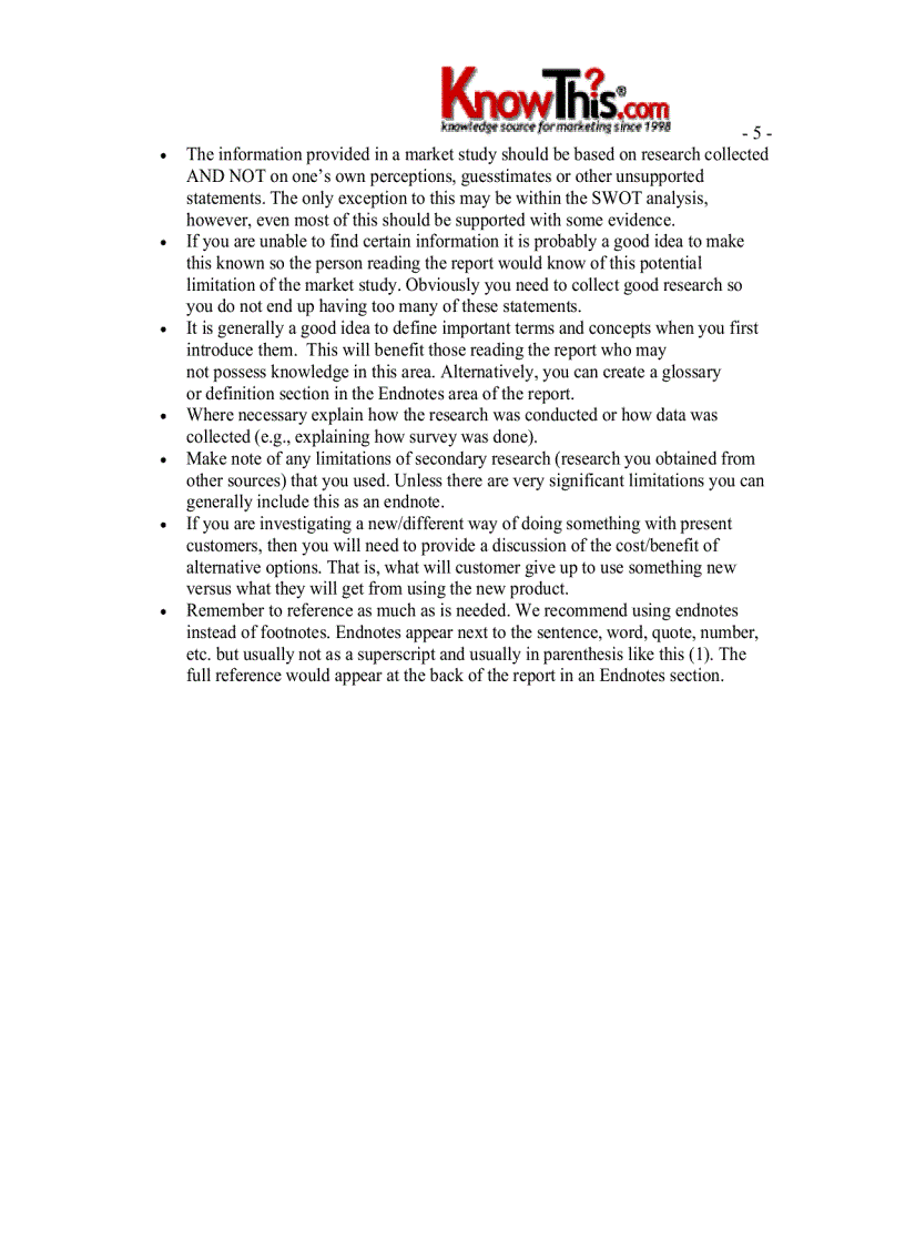 image for page How to Do a Market Study