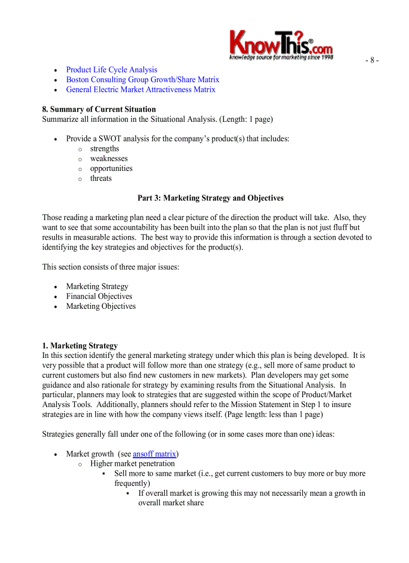 image for page How to Write a Marketing Plan