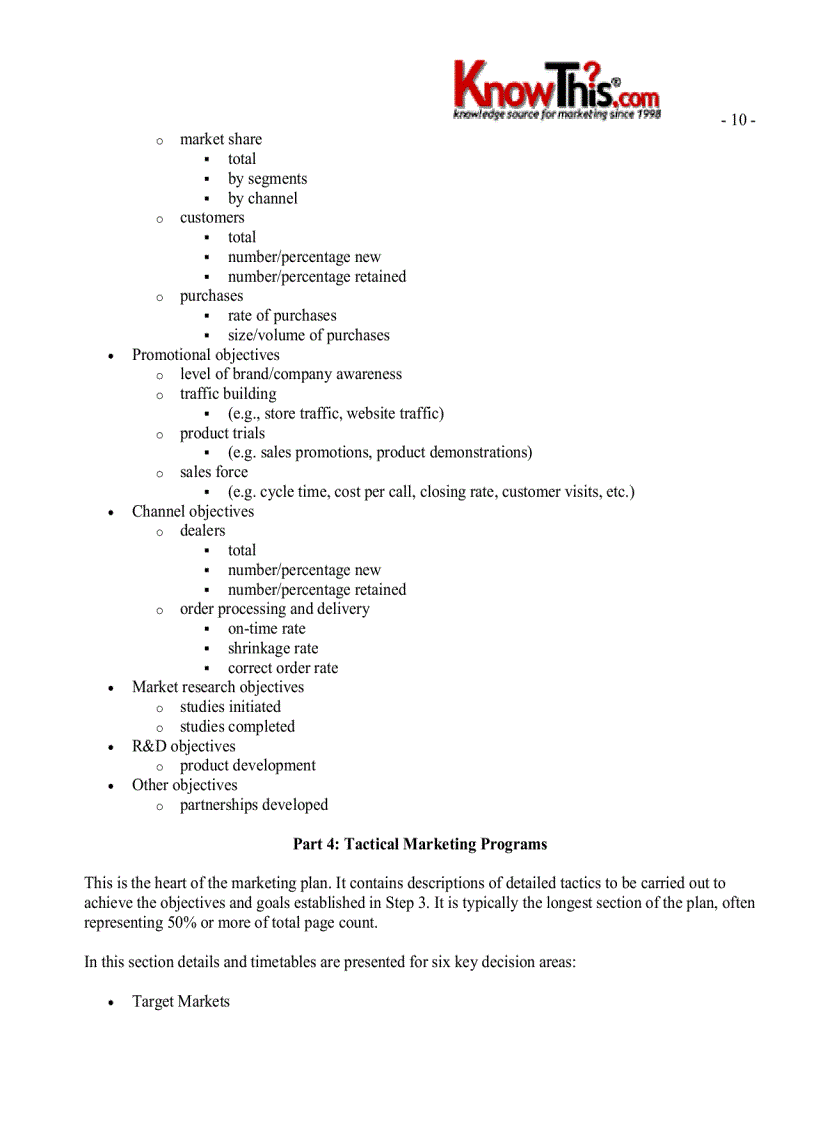 image for page How to Write a Marketing Plan