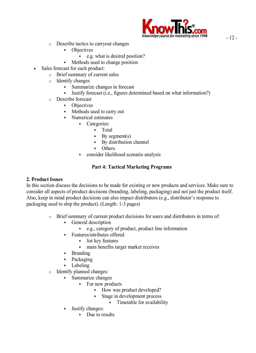 image for page How to Write a Marketing Plan