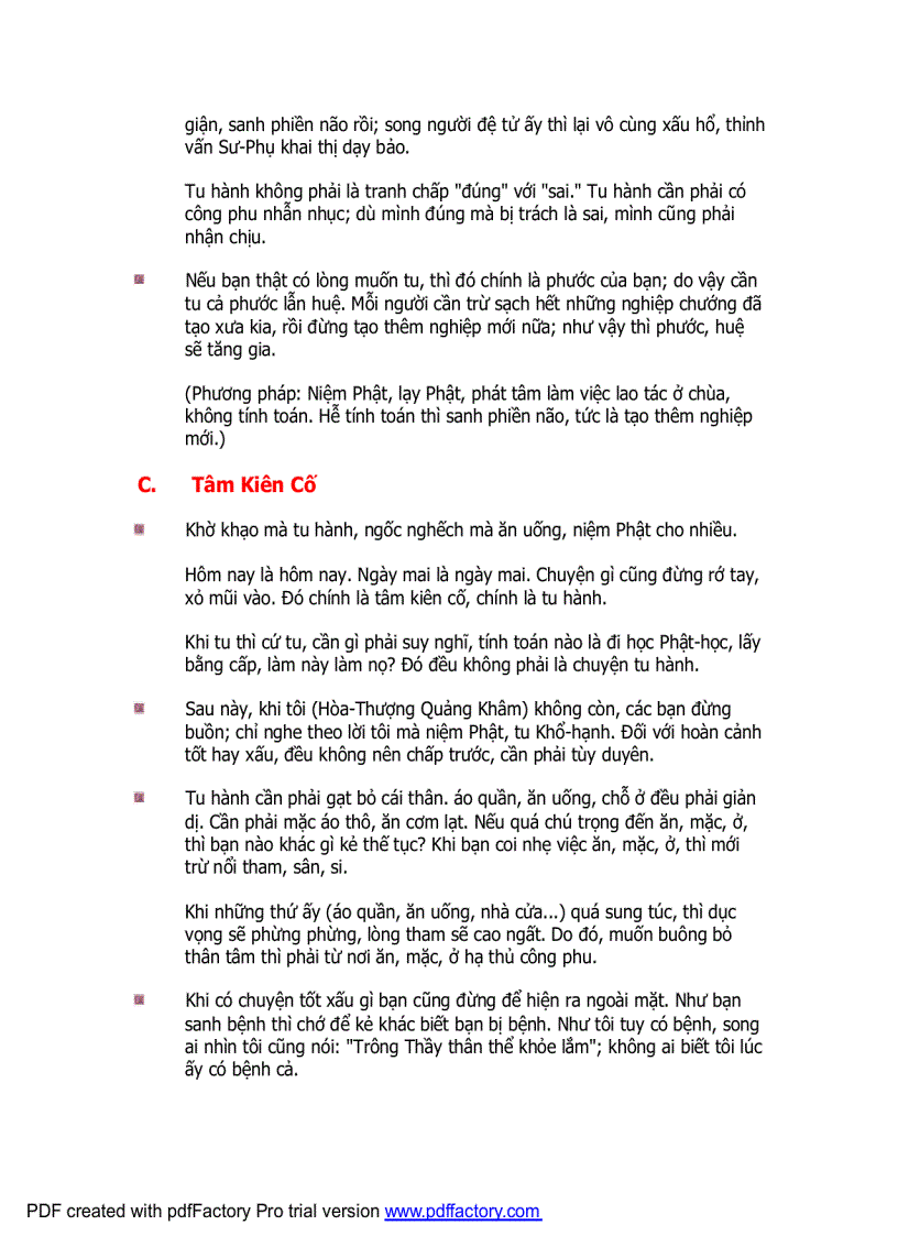 image for page Cẩm nang tu đạo Hòa thượng Quảng Khâm