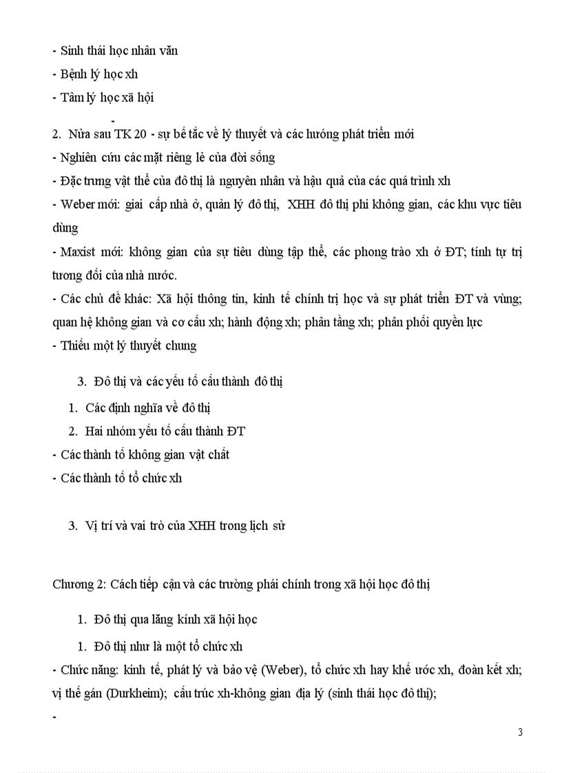 image for page Bài giảng xã hội học đô thị