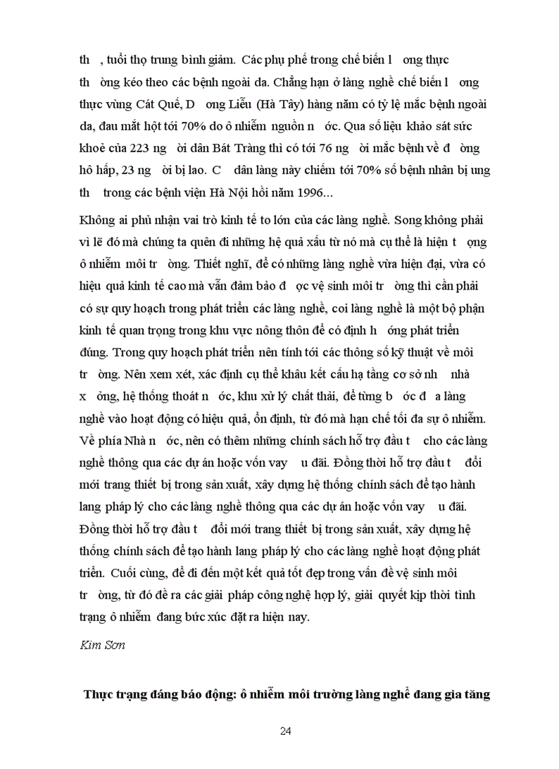 image for page Xung đột môi trường và các giải pháp quản lý xung đột môi trường trong làng nghề Việt Nam