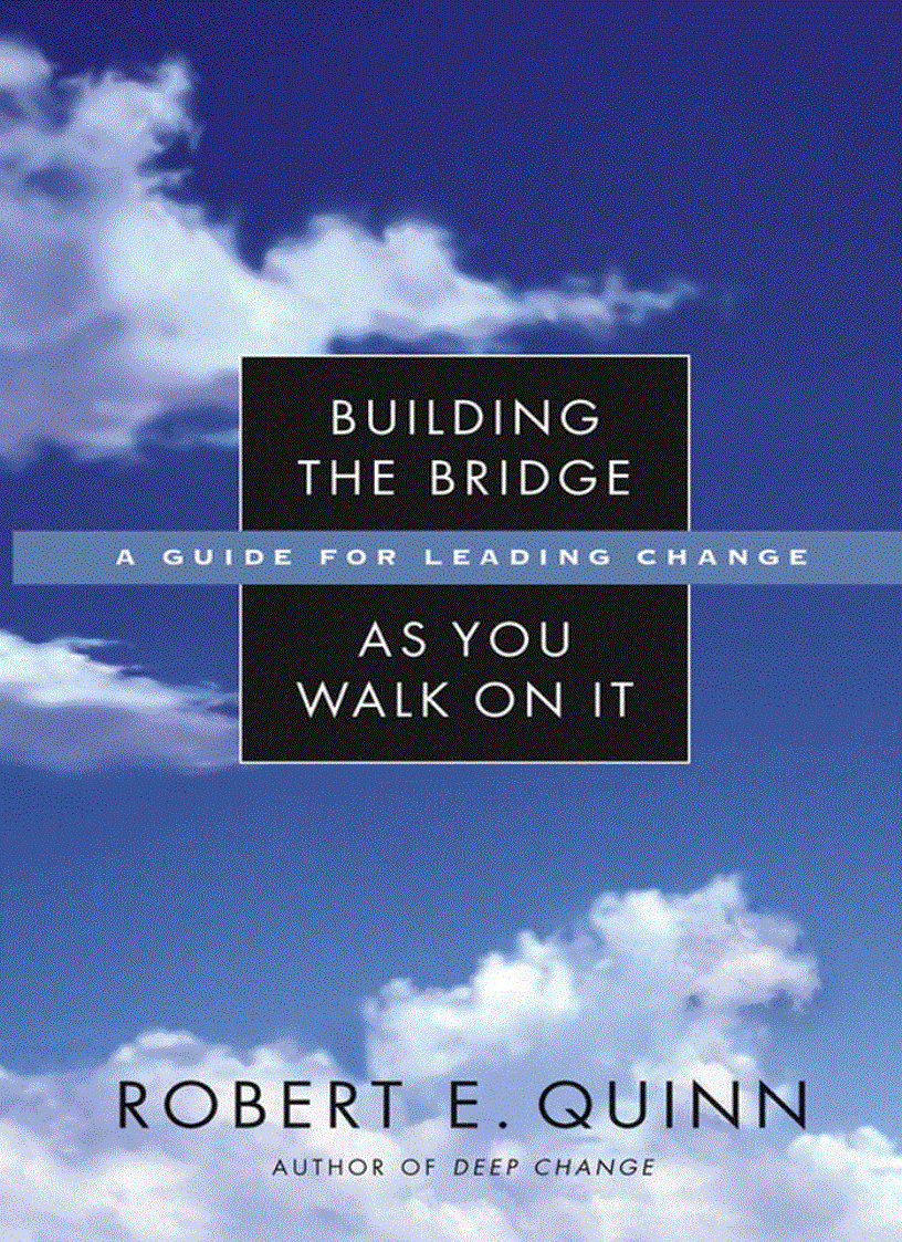 image for page Building the Bridge as You Walk on it