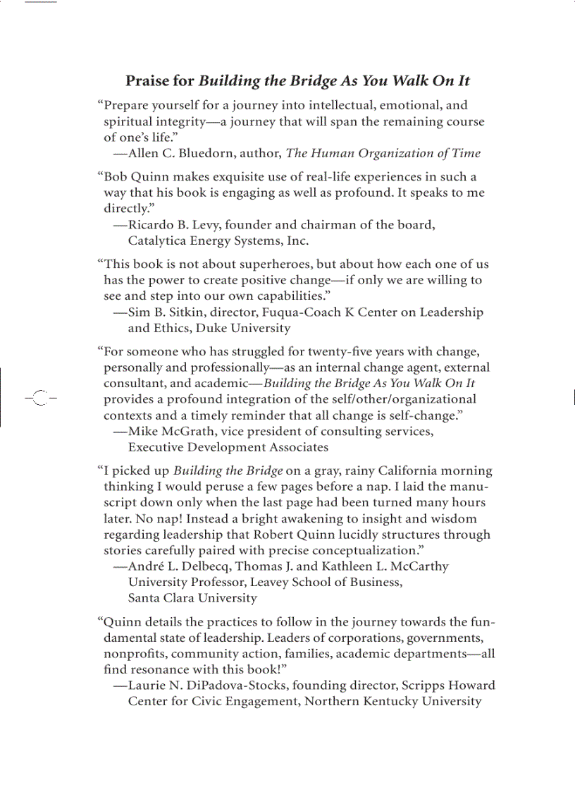 image for page Building the Bridge as You Walk on it