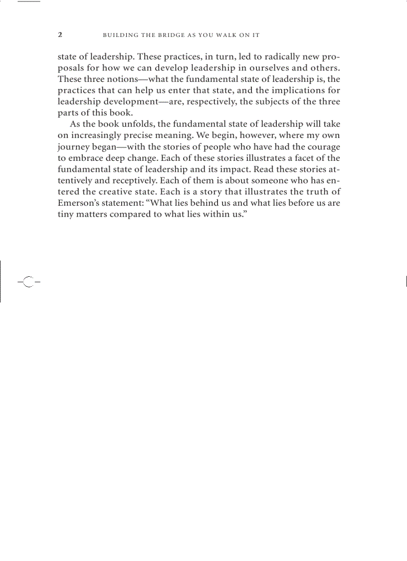 image for page Building the Bridge as You Walk on it