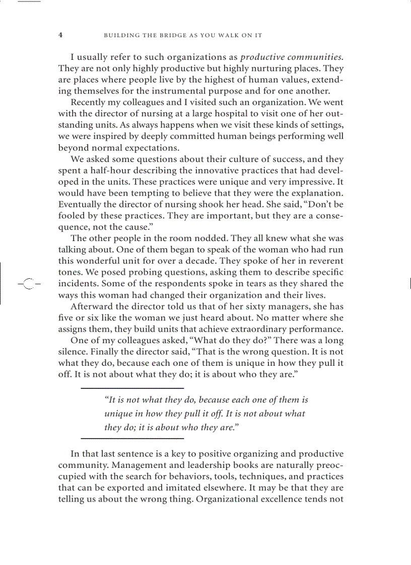 image for page Building the Bridge as You Walk on it