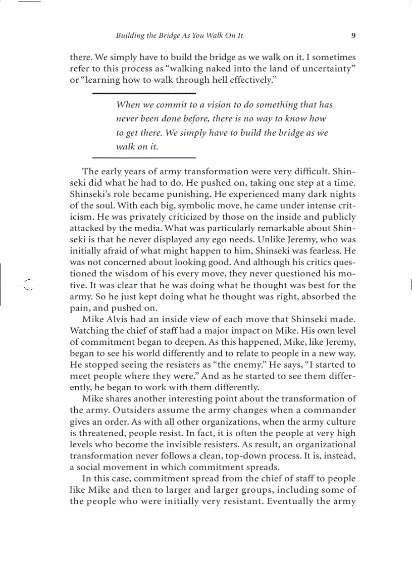 image for page Building the Bridge as You Walk on it