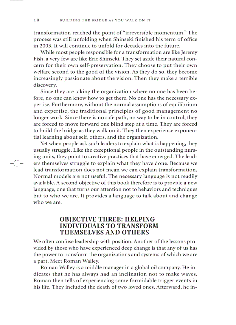 image for page Building the Bridge as You Walk on it