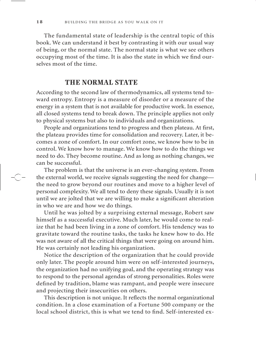 image for page Building the Bridge as You Walk on it