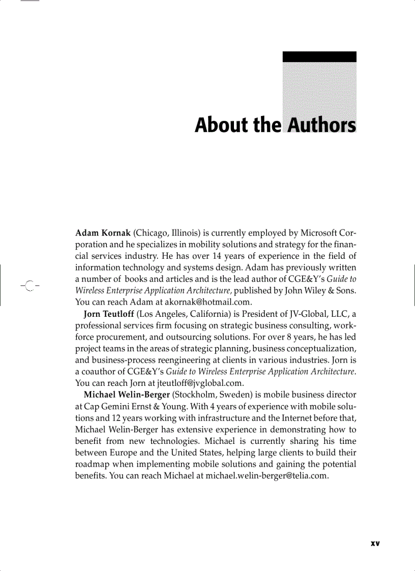 image for page Gaining Business Values from Mobile Technologies