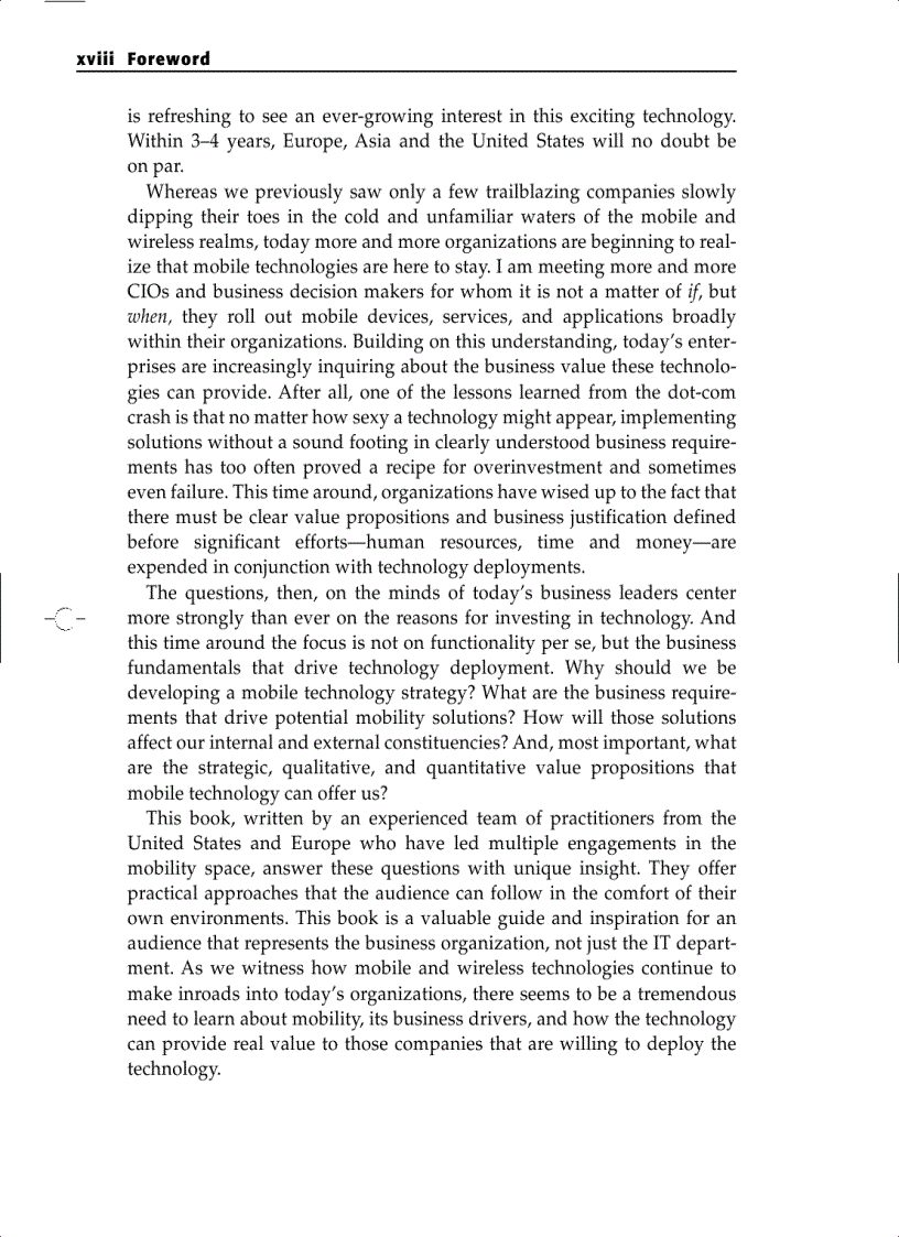 image for page Gaining Business Values from Mobile Technologies