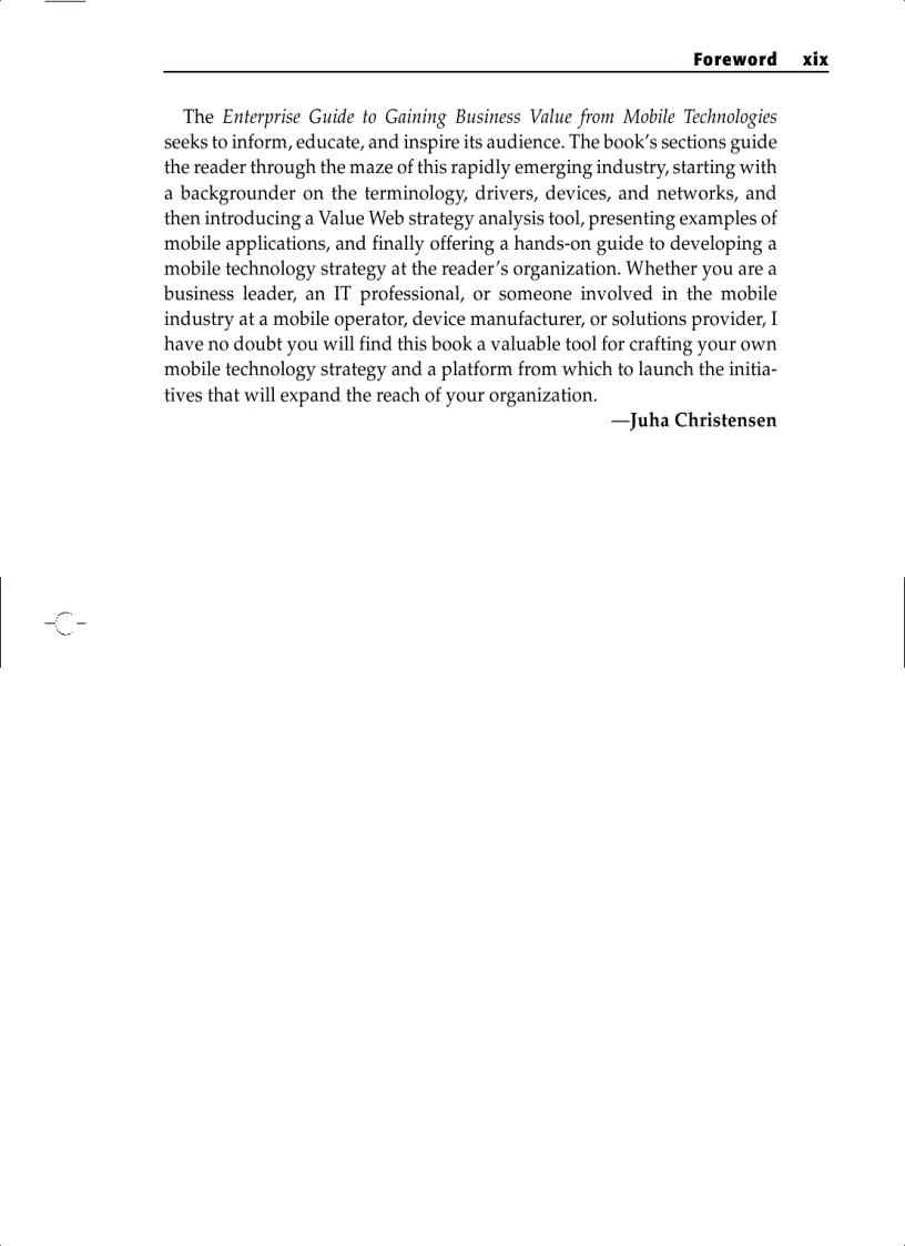 image for page Gaining Business Values from Mobile Technologies