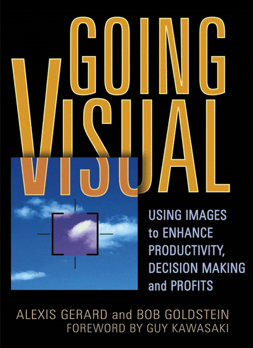 image for page Going Visual Using Images to Enhance Productivity Decision Making Profit