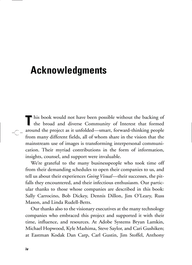 image for page Going Visual Using Images to Enhance Productivity Decision Making Profit