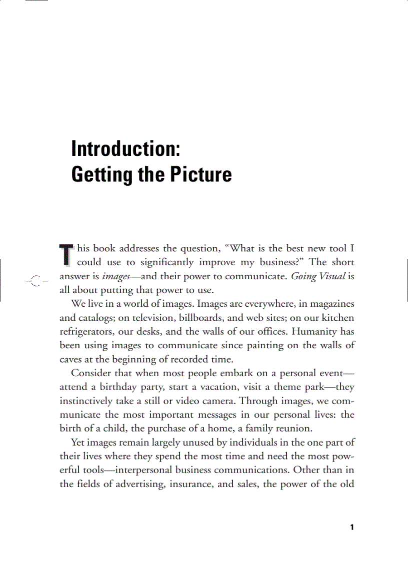 image for page Going Visual Using Images to Enhance Productivity Decision Making Profit