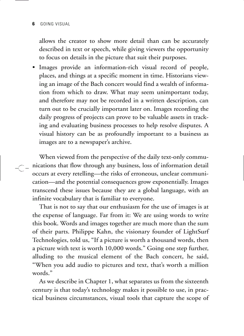 image for page Going Visual Using Images to Enhance Productivity Decision Making Profit