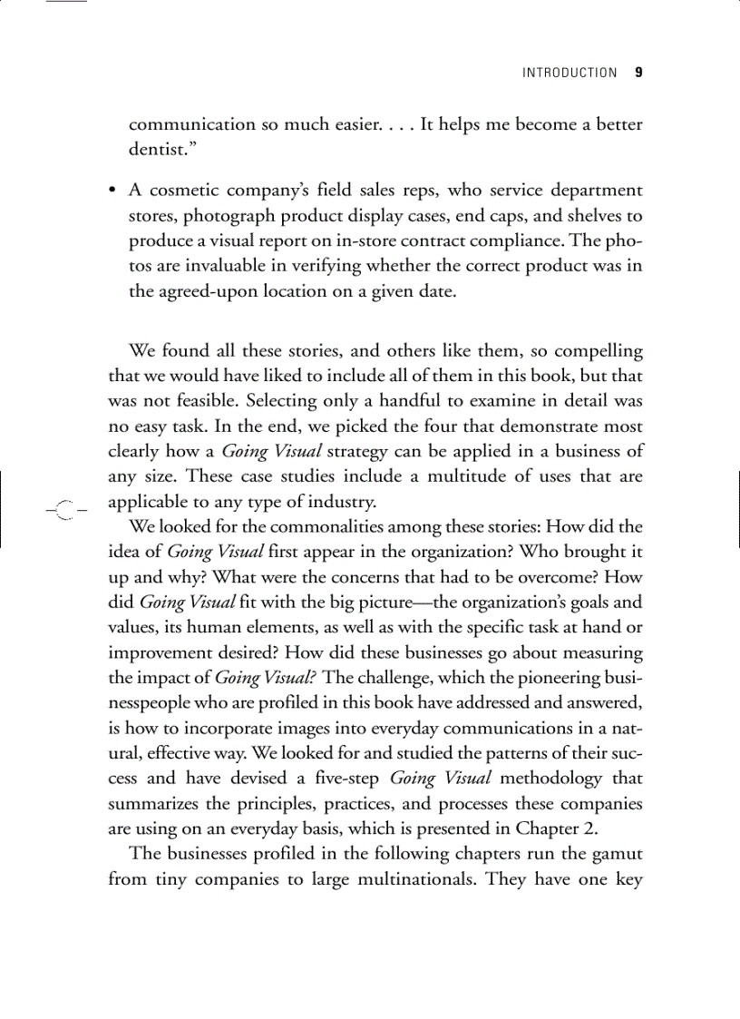 image for page Going Visual Using Images to Enhance Productivity Decision Making Profit