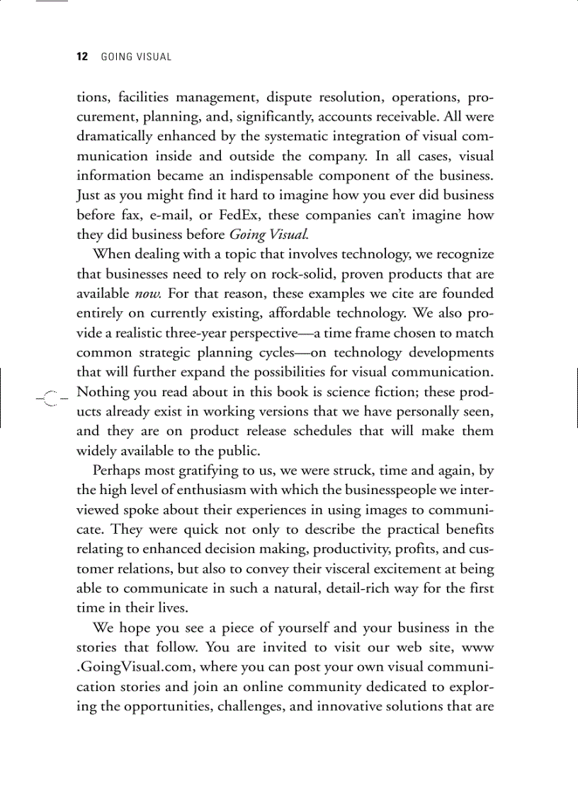 image for page Going Visual Using Images to Enhance Productivity Decision Making Profit