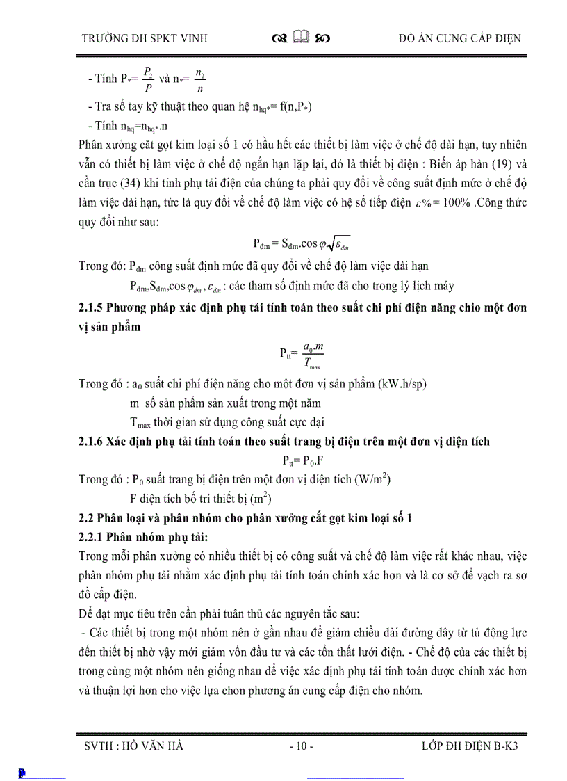 image for page Thiết kế hệ thống cung cấp điện cho phân xưởng cắt gọt kim loại số 1 và toàn bộ nhà máy cơ khí Vinh