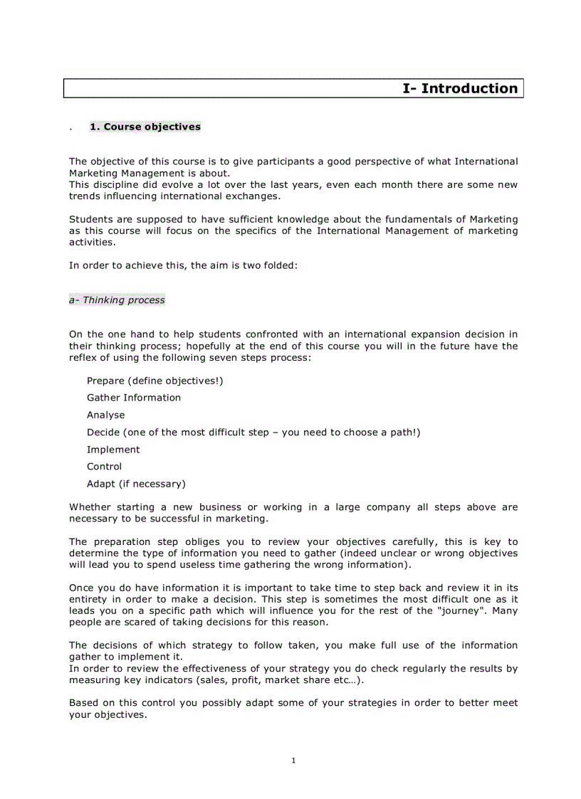 image for page International Marketing Management 2008